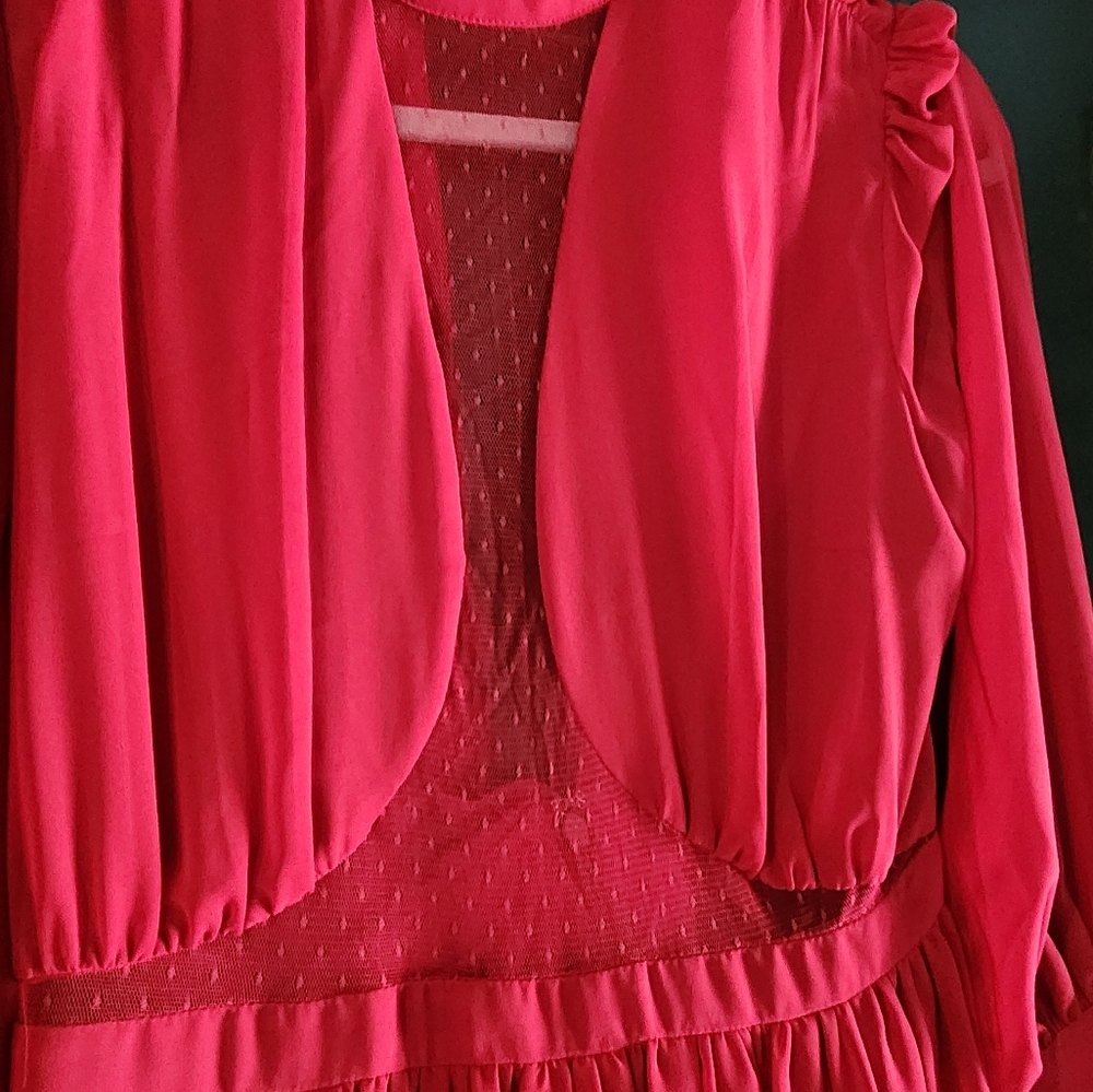Express Brand New Dress Red - Picture 2 of 9